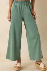 Z Supply Hunter Green Cotton Scout Jersey Pants