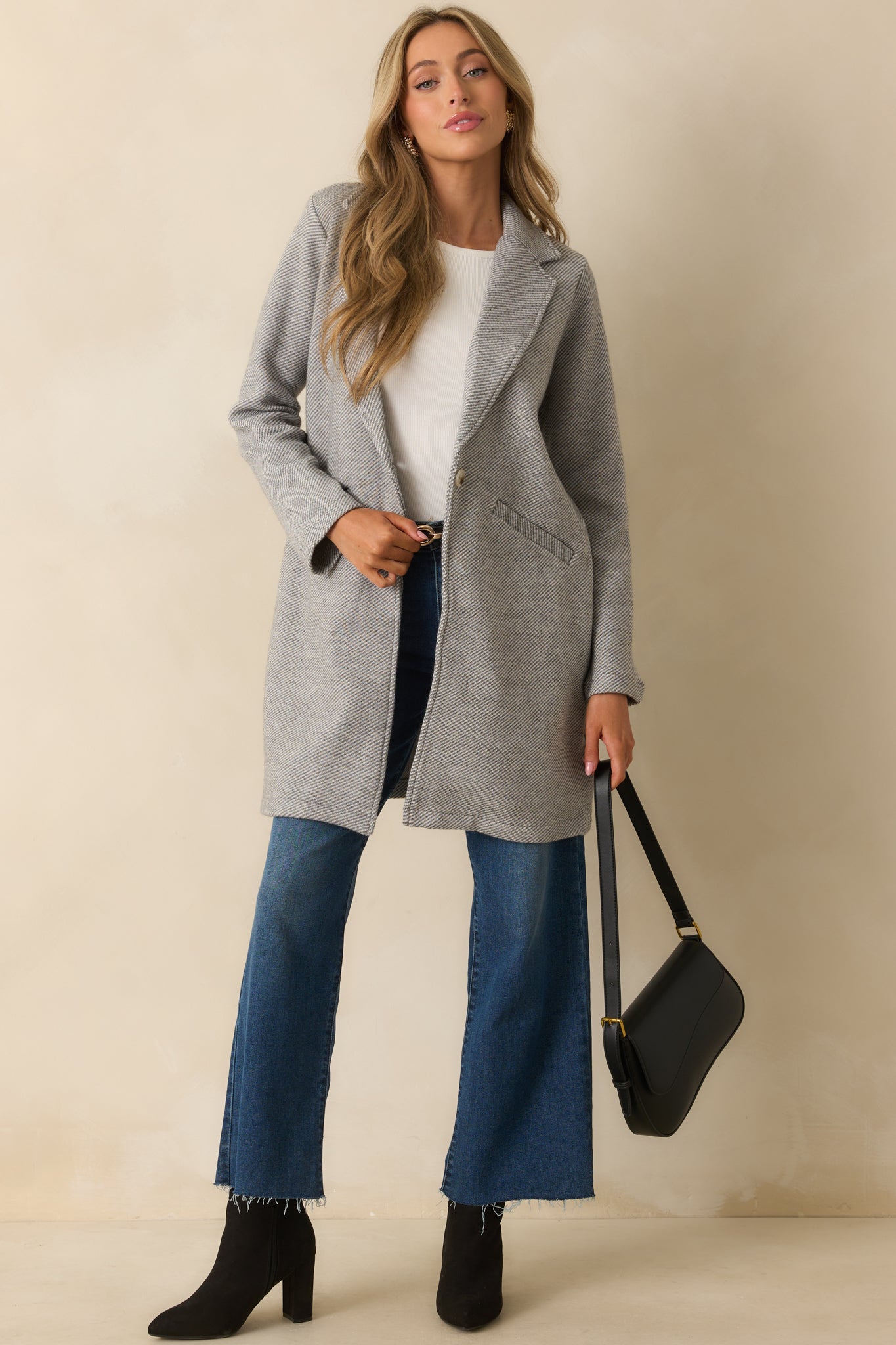 Thread & Supply Heather Grey Kenzie Coat