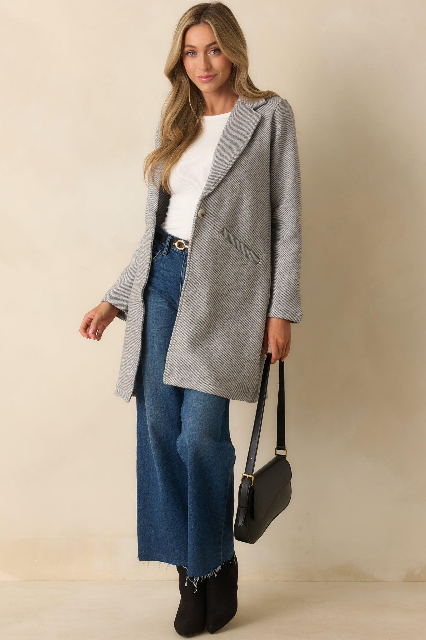 Thread & Supply Heather Grey Kenzie Coat
