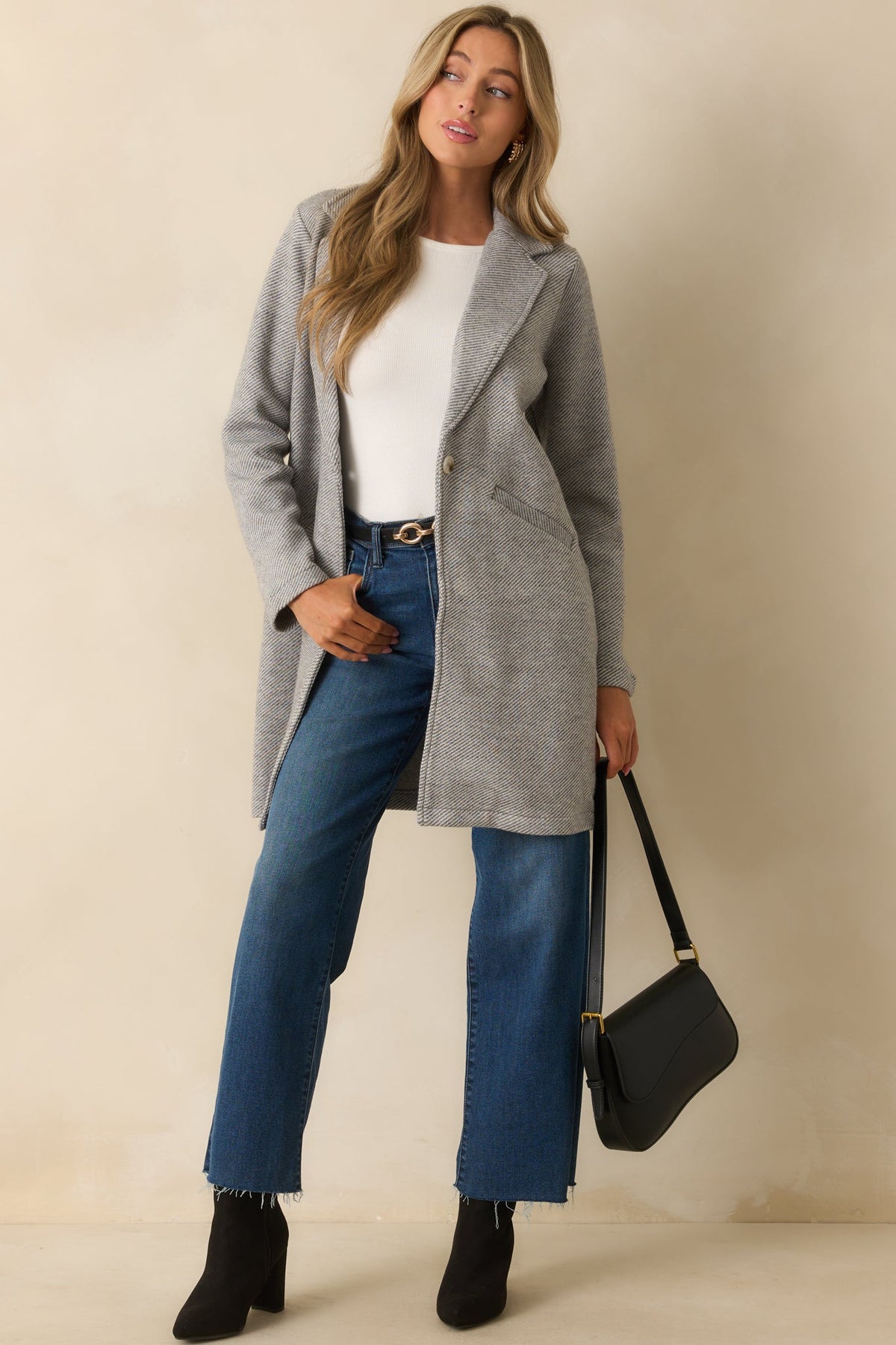 Thread & Supply Heather Grey Kenzie Coat