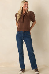 The Daily Edit Dark Wash Straight Leg Jeans