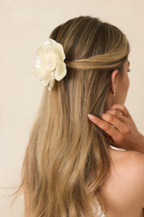 Statement in Bloom Ivory Pearl Floral Clip & Brooch