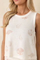 Z Supply Vanilla Ice Warmer Days Shell Tank
