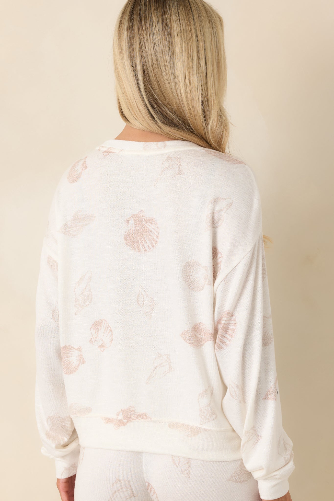 Z Supply Vanilla Ice Bisous Shell Long Sleeve Top