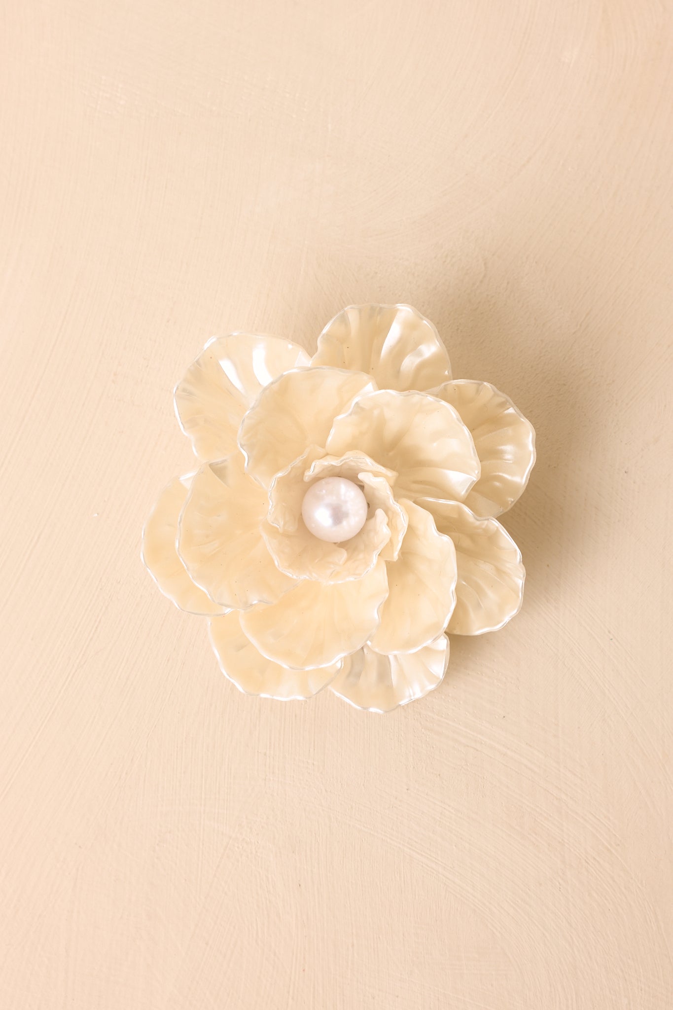 Statement in Bloom Ivory Pearl Floral Clip & Brooch