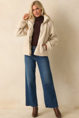 Thread & Supply Ivory Sherpa Denver Jacket