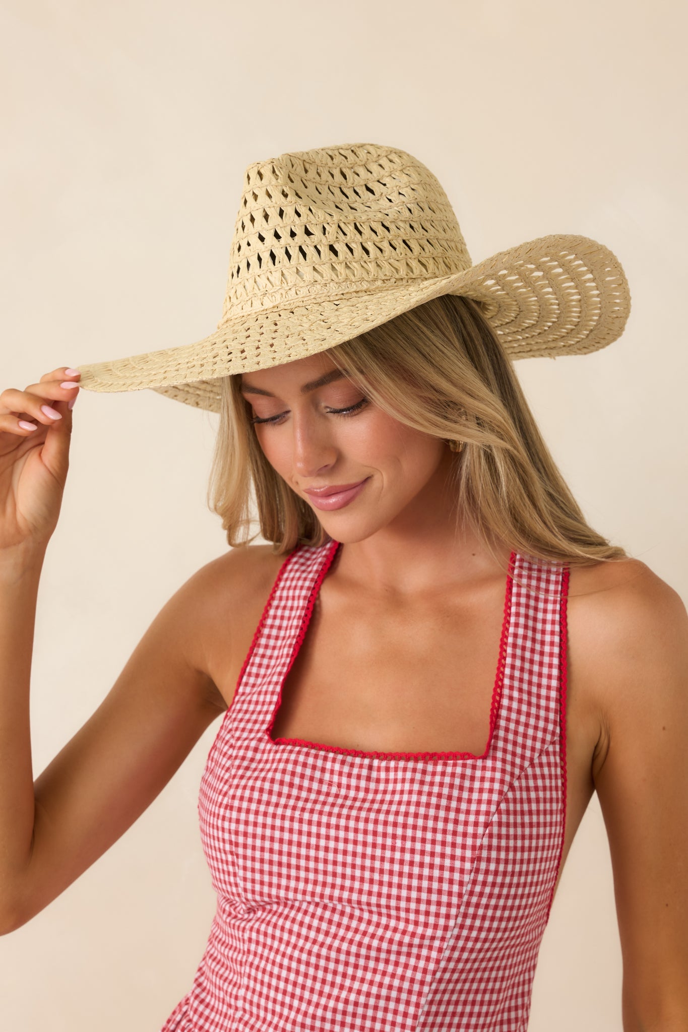 Not My First Rodeo Ivory Woven Cowboy Hat