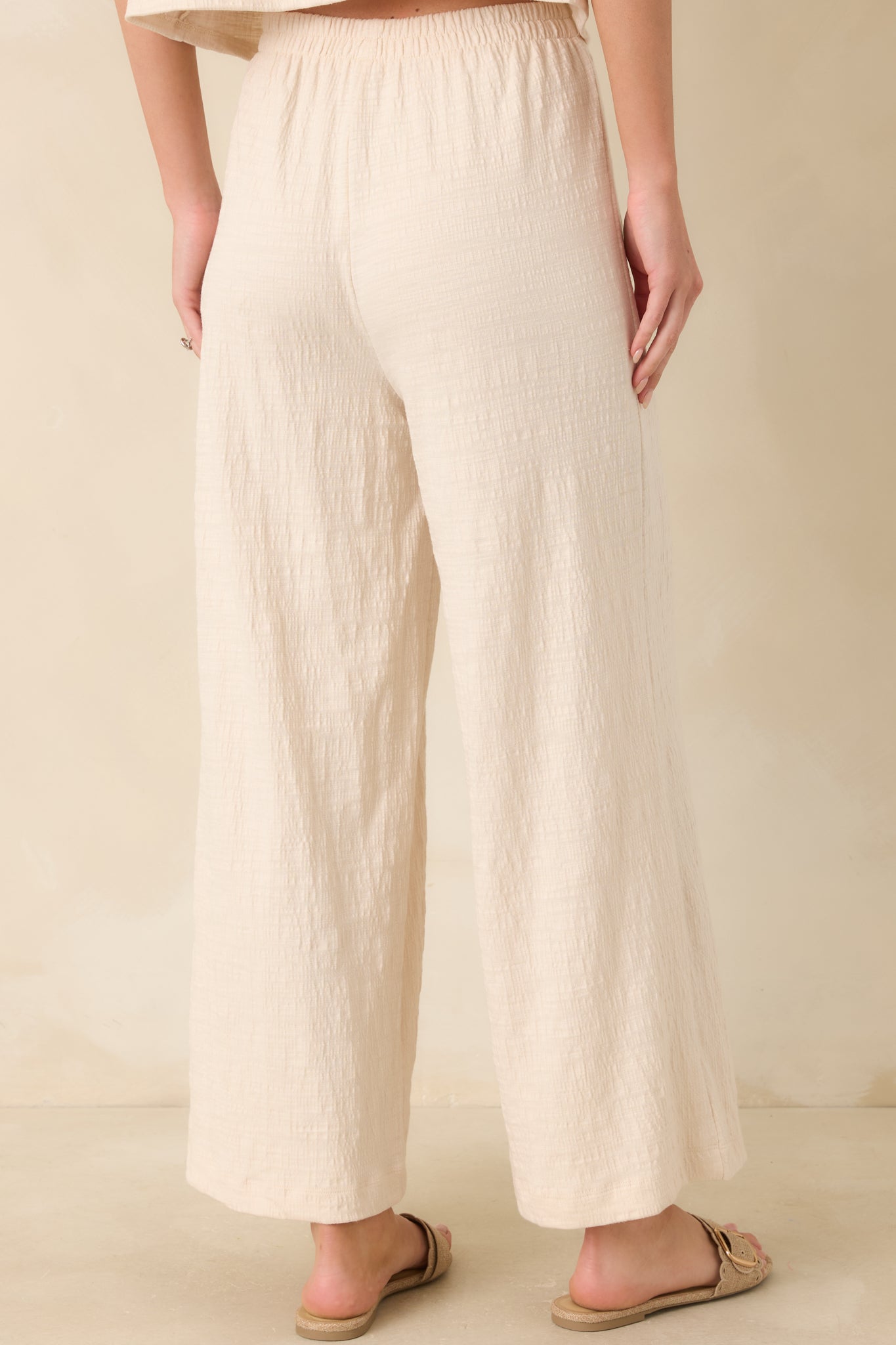 Z Supply Ivory Scout Textured Slub Pants