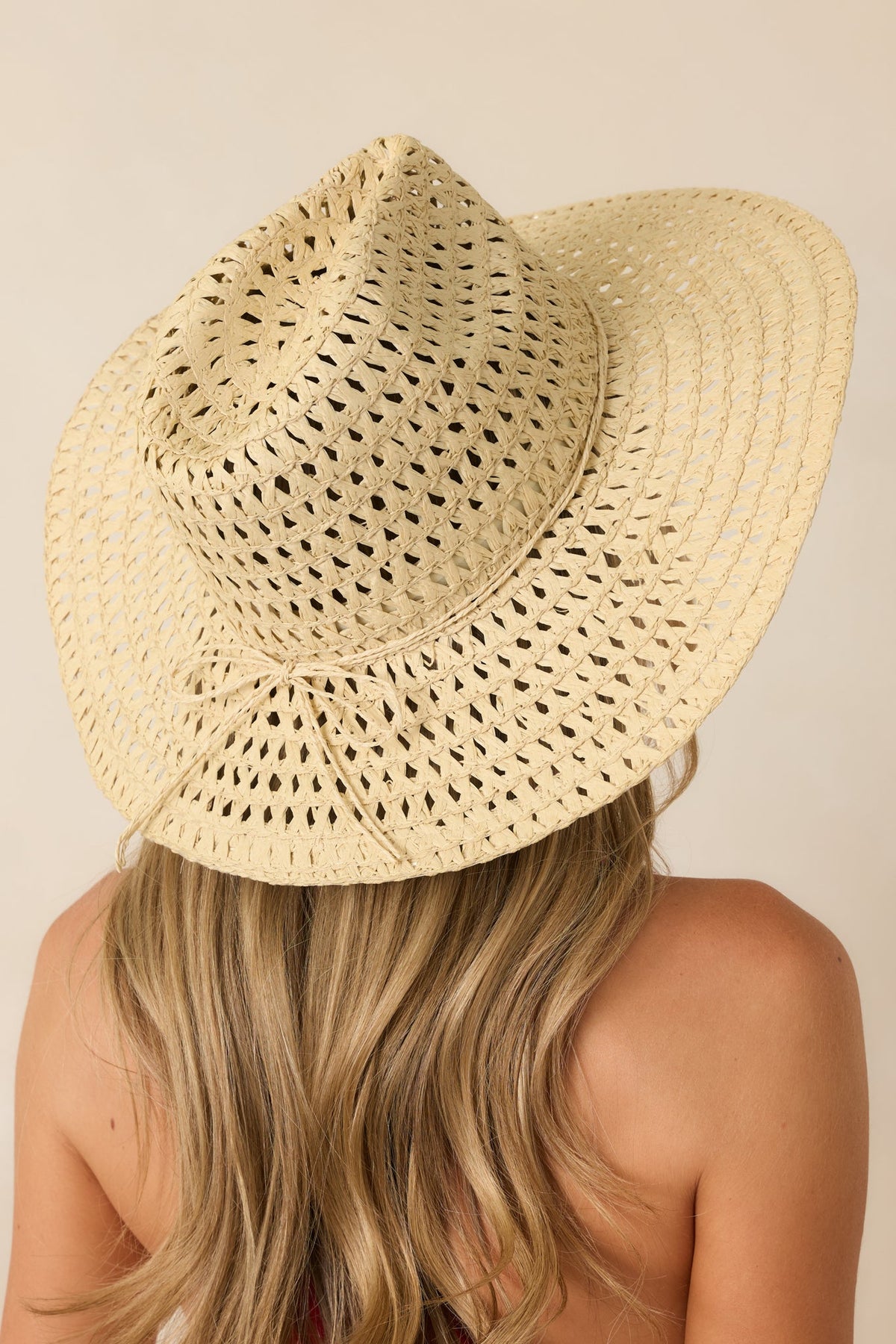 Not My First Rodeo Ivory Woven Cowboy Hat