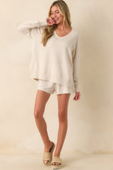 Z Supply Light Beige Cotton Weekender Shorts