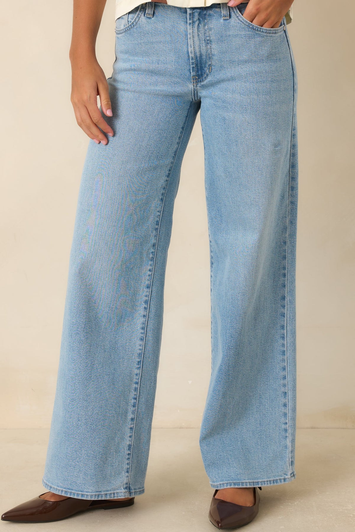 More Than Ever Light Wash Relaxed Straight Leg Jeans
