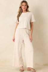 Z Supply Ivory Scout Textured Slub Pants