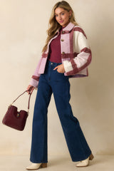 FRNCH Lilac Plaid Galea Jacket