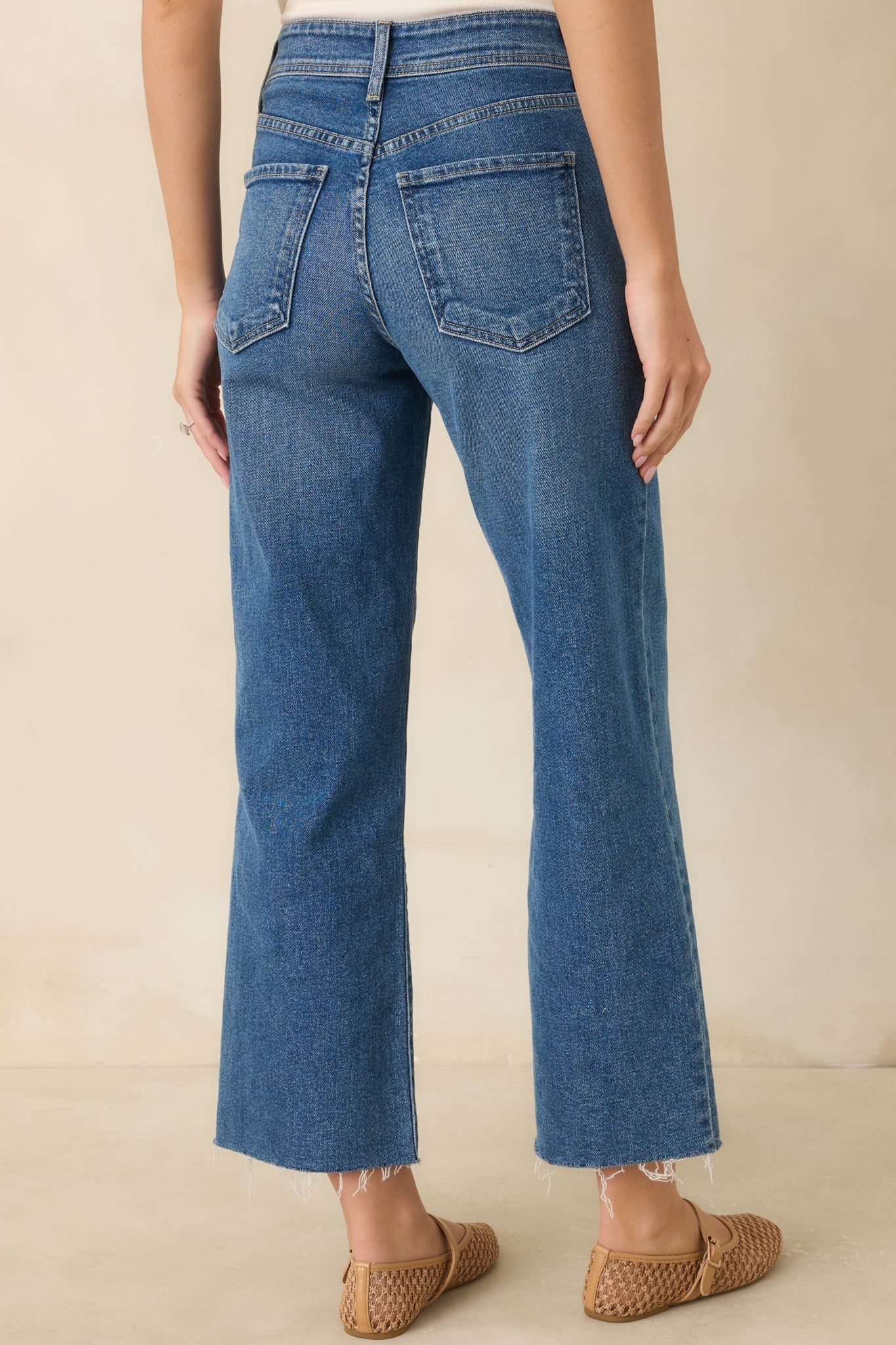On Your Way Medium Wash Utility Jeans
