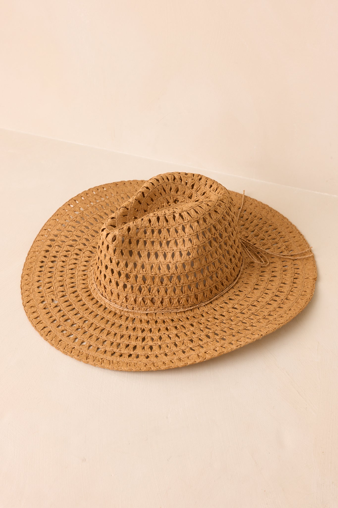 Not My First Rodeo Tan Woven Cowboy Hat