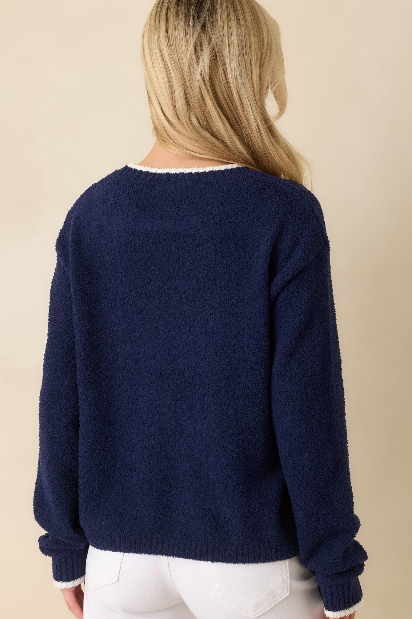 Z Supply Blue Sapphire Ski Plush Sweater