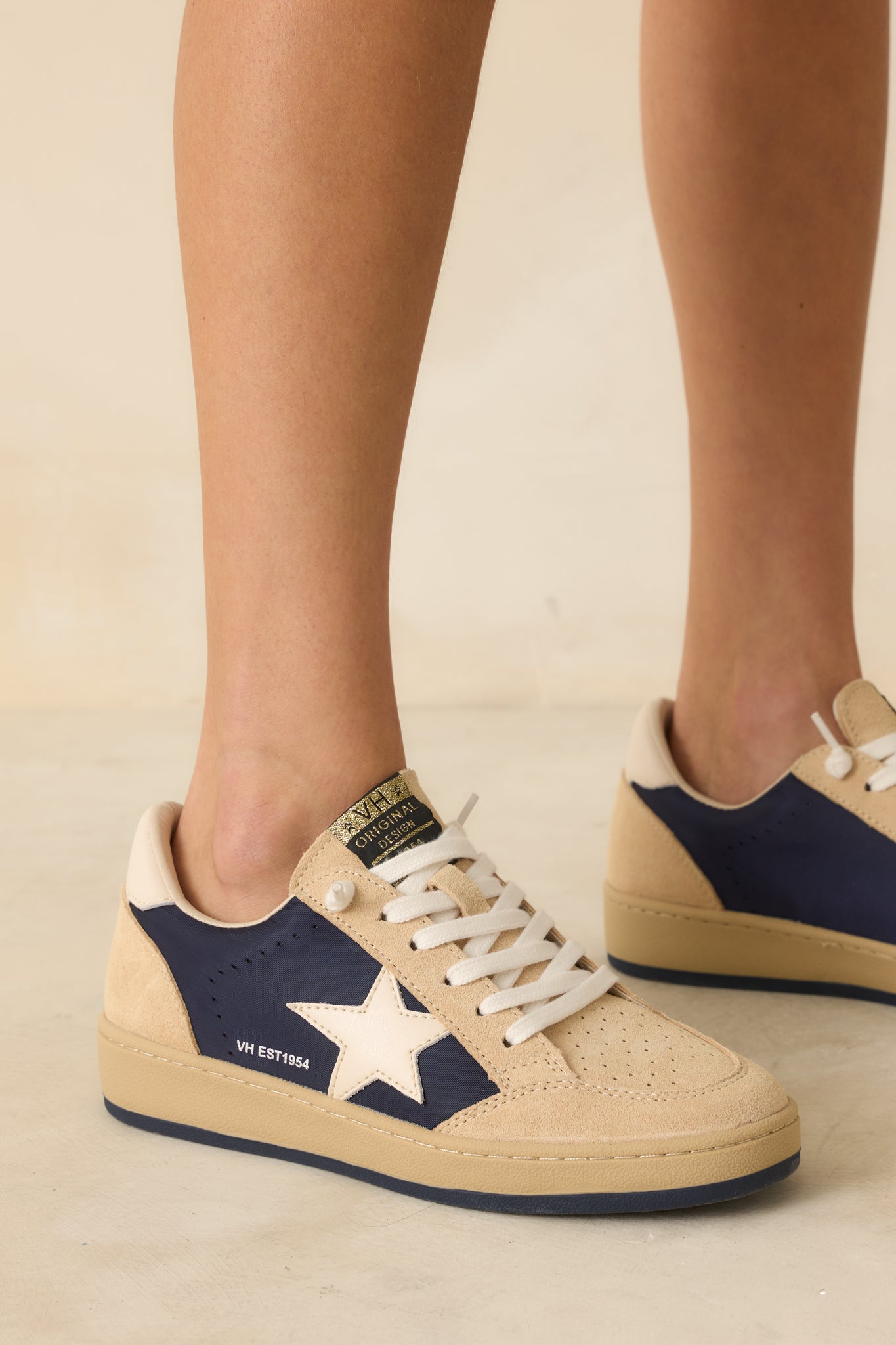 Vintage Havana Denisse Navy Suede Sneakers