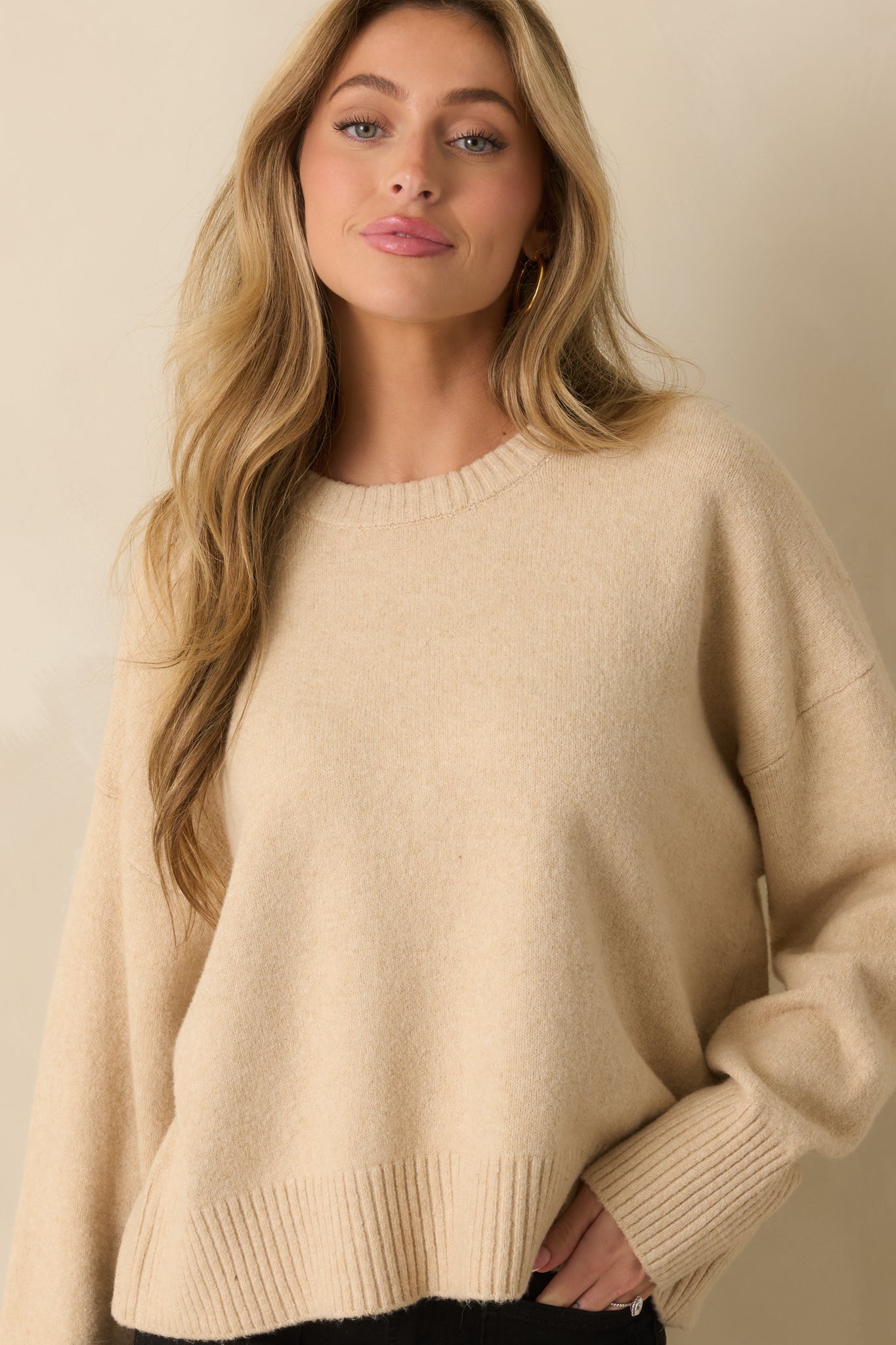Z Supply Natural Cirrus Cozy Sweater