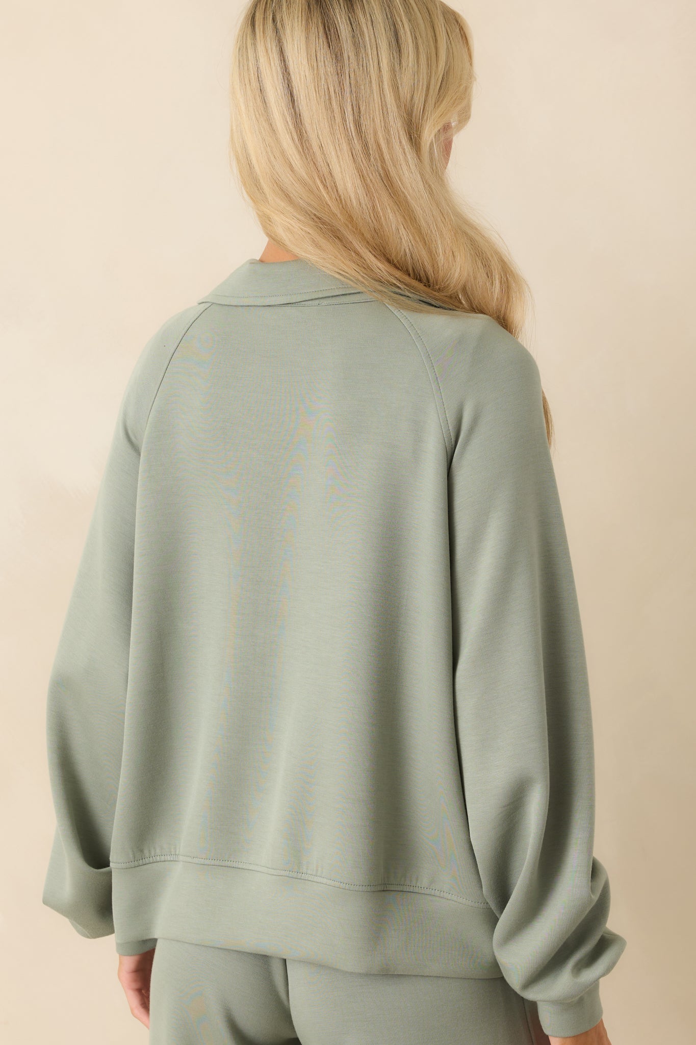 Running Errands Sage Green Zip Up Jacket