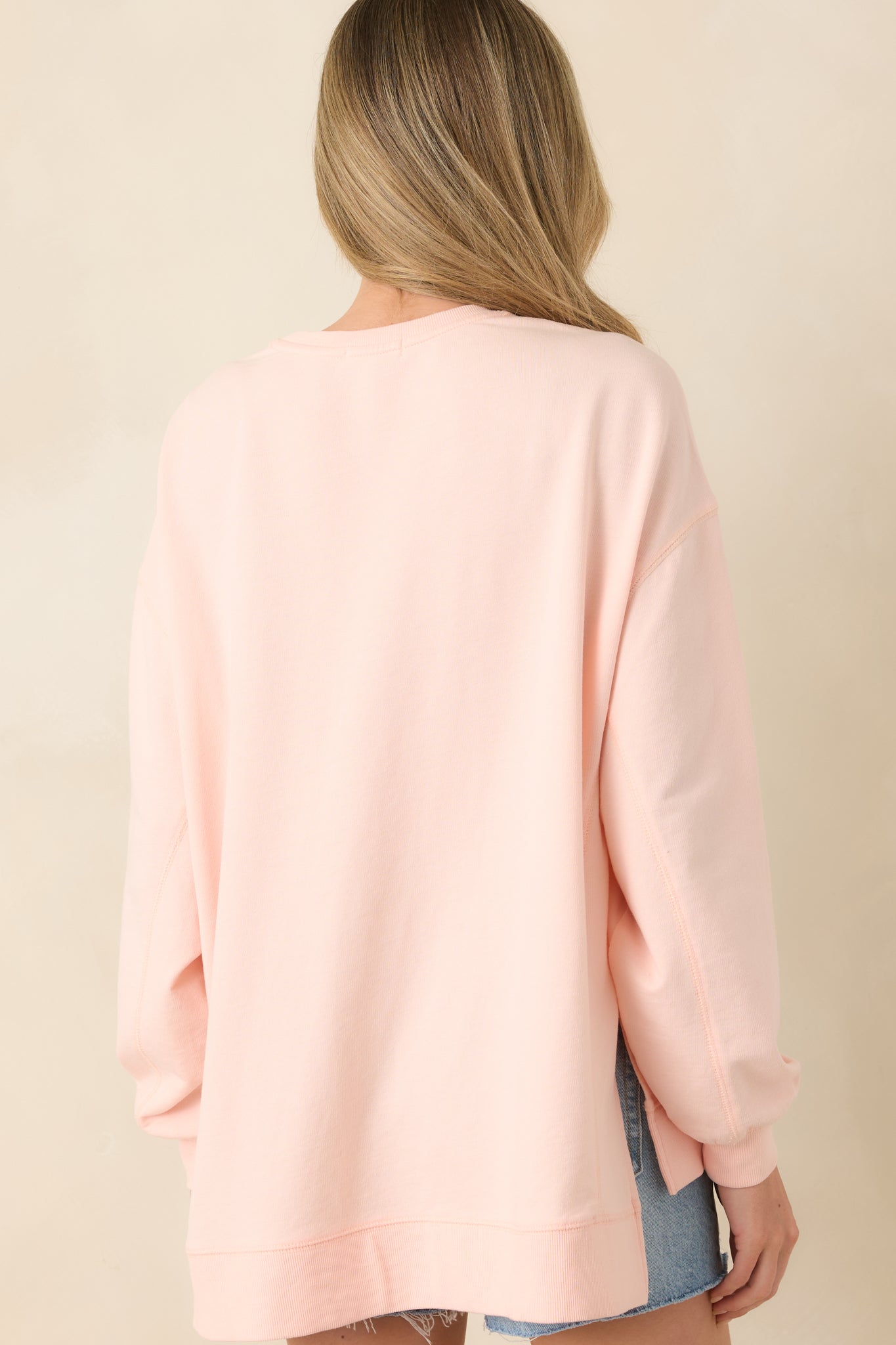 Z Supply Blush Pink Modern Weekender Sweatshirt
