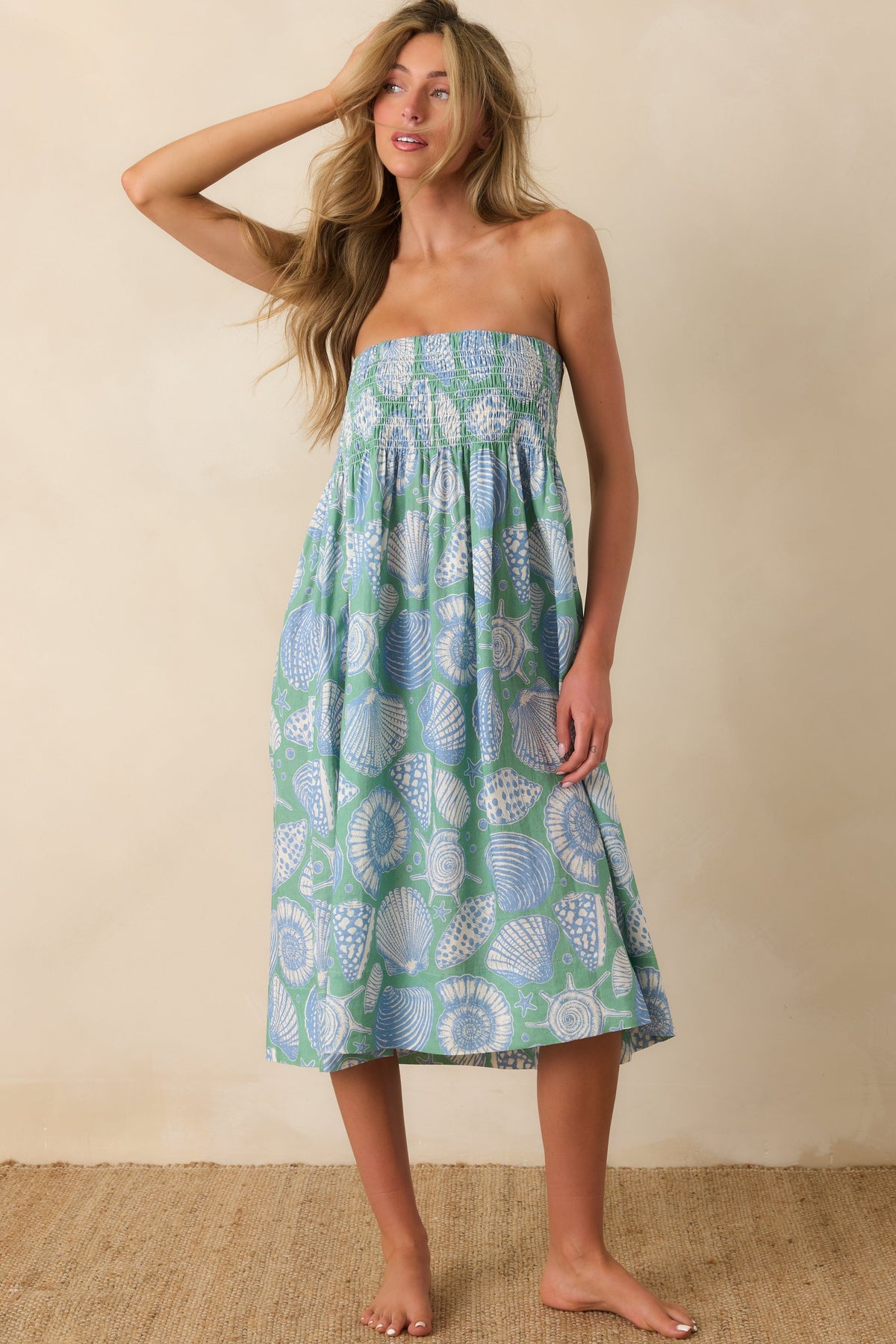 Paradisa Siesta Key Oceana Blue Multi Convertible Skirt Dress