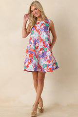 Cabana Crush Pink Multi Floral Mini Dress