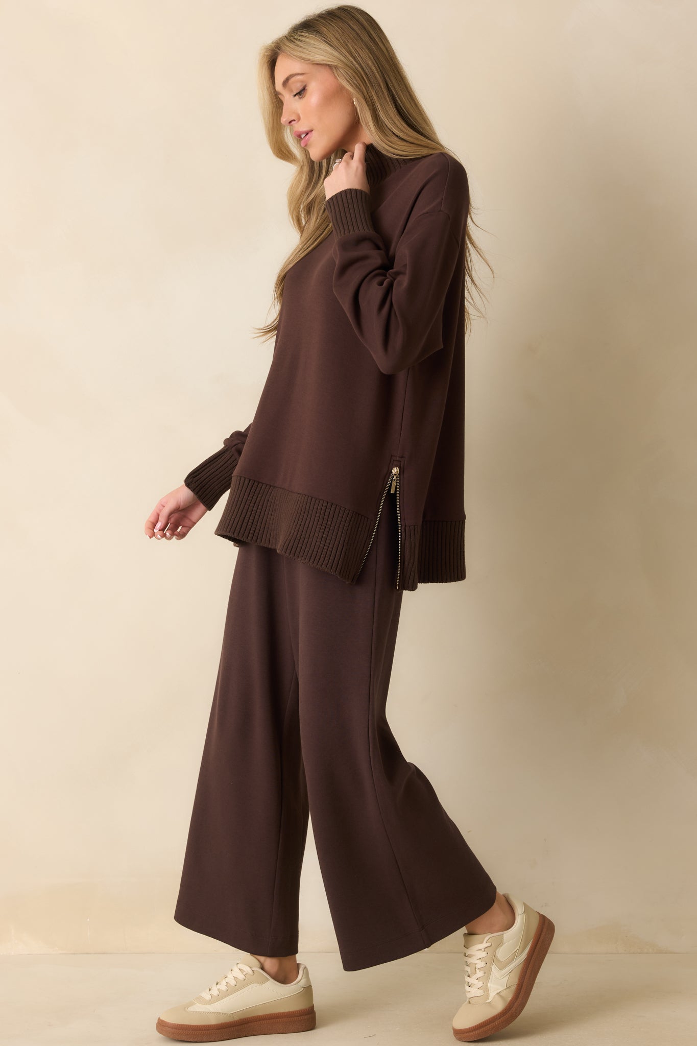Z Supply Dark Brown Scout Luxe Pants