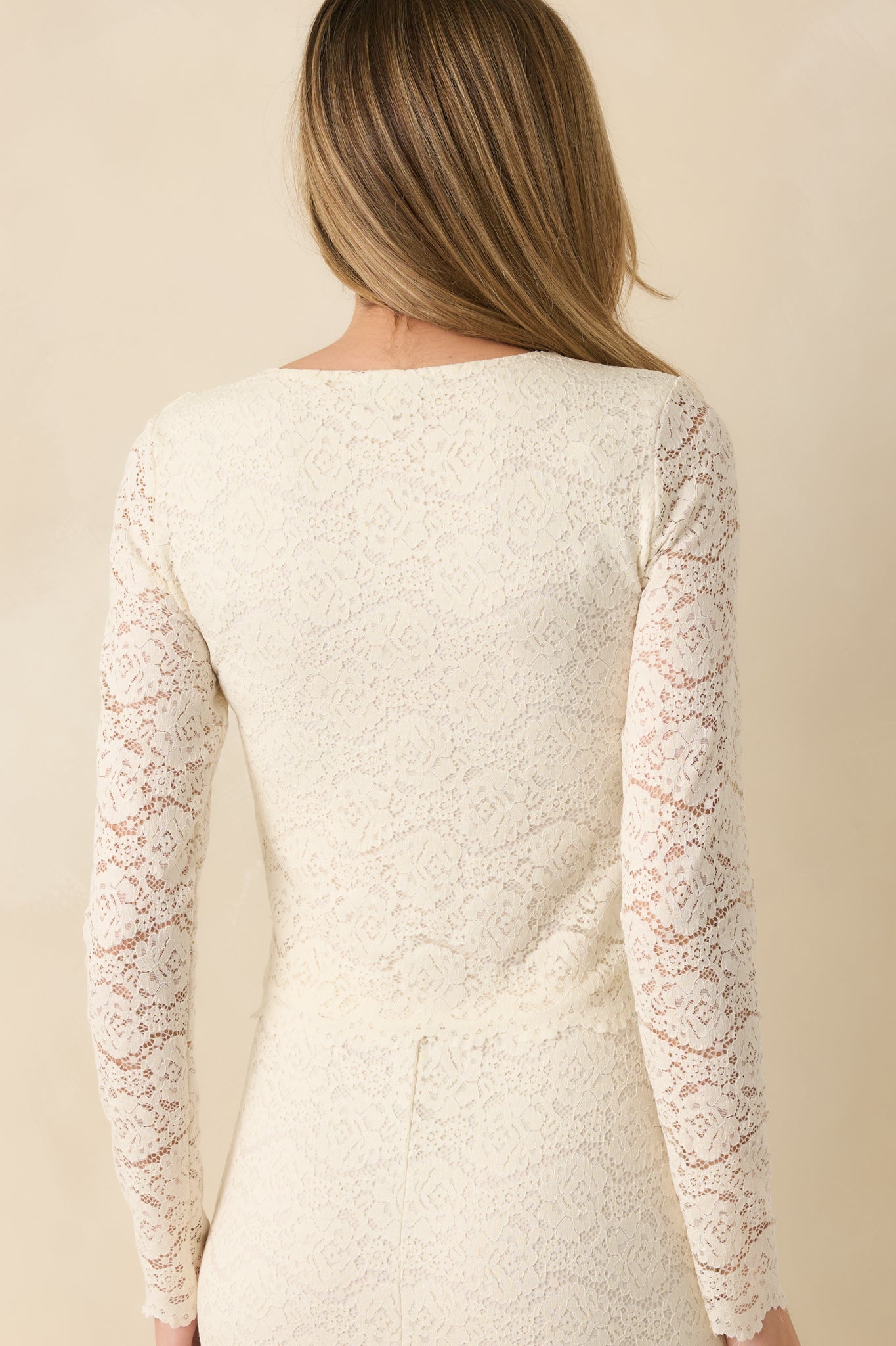 Z Supply Aurora Ivory Lace Top
