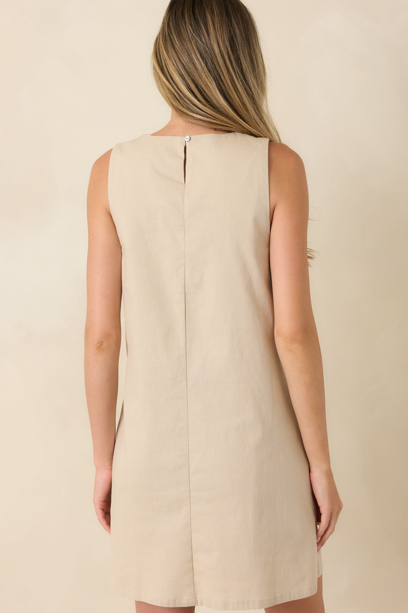 Another Beautiful Day Yellow Color Block Cotton Shift Dress