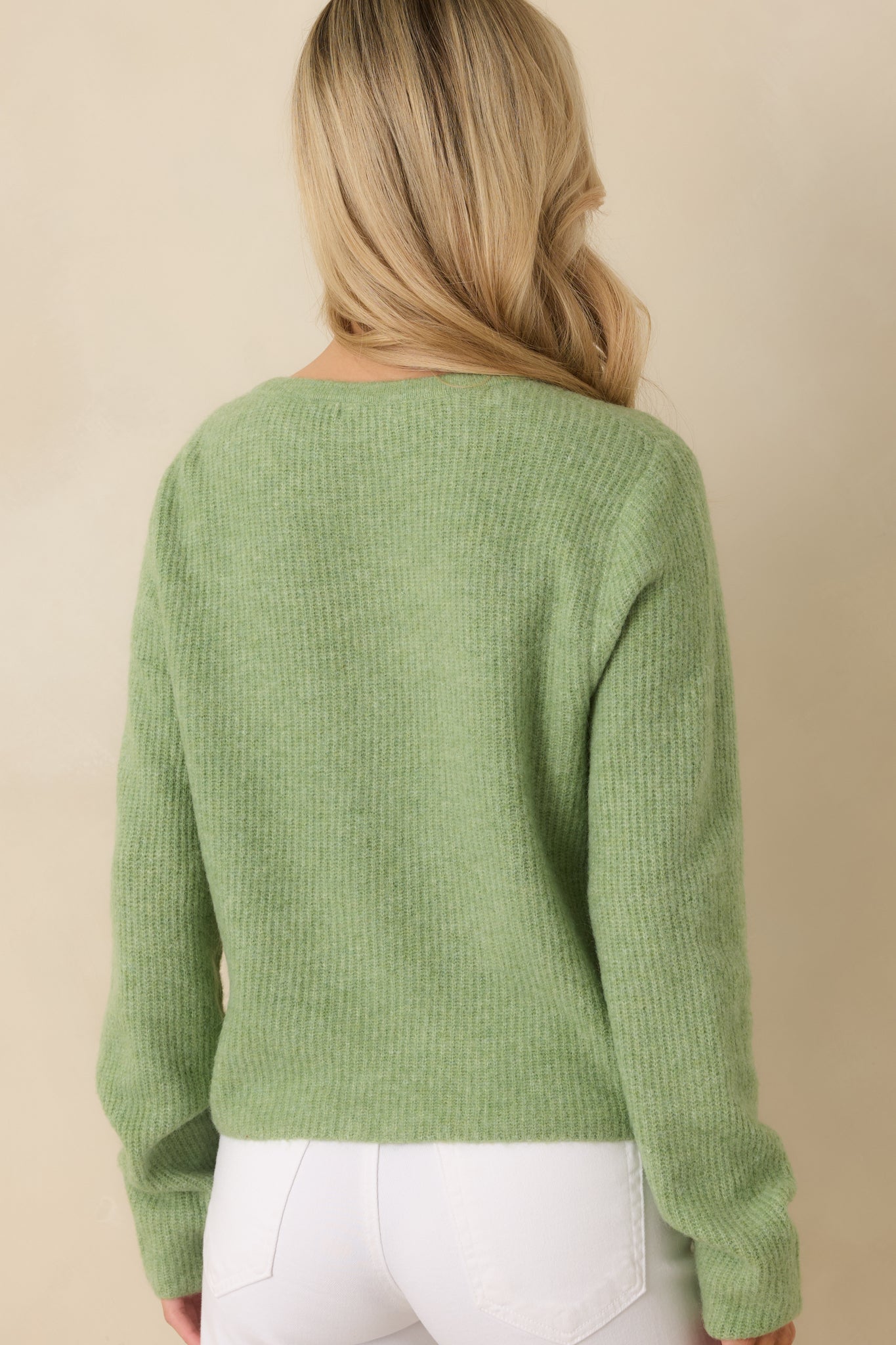Z Supply Appletini Green Medina Rib Cardi