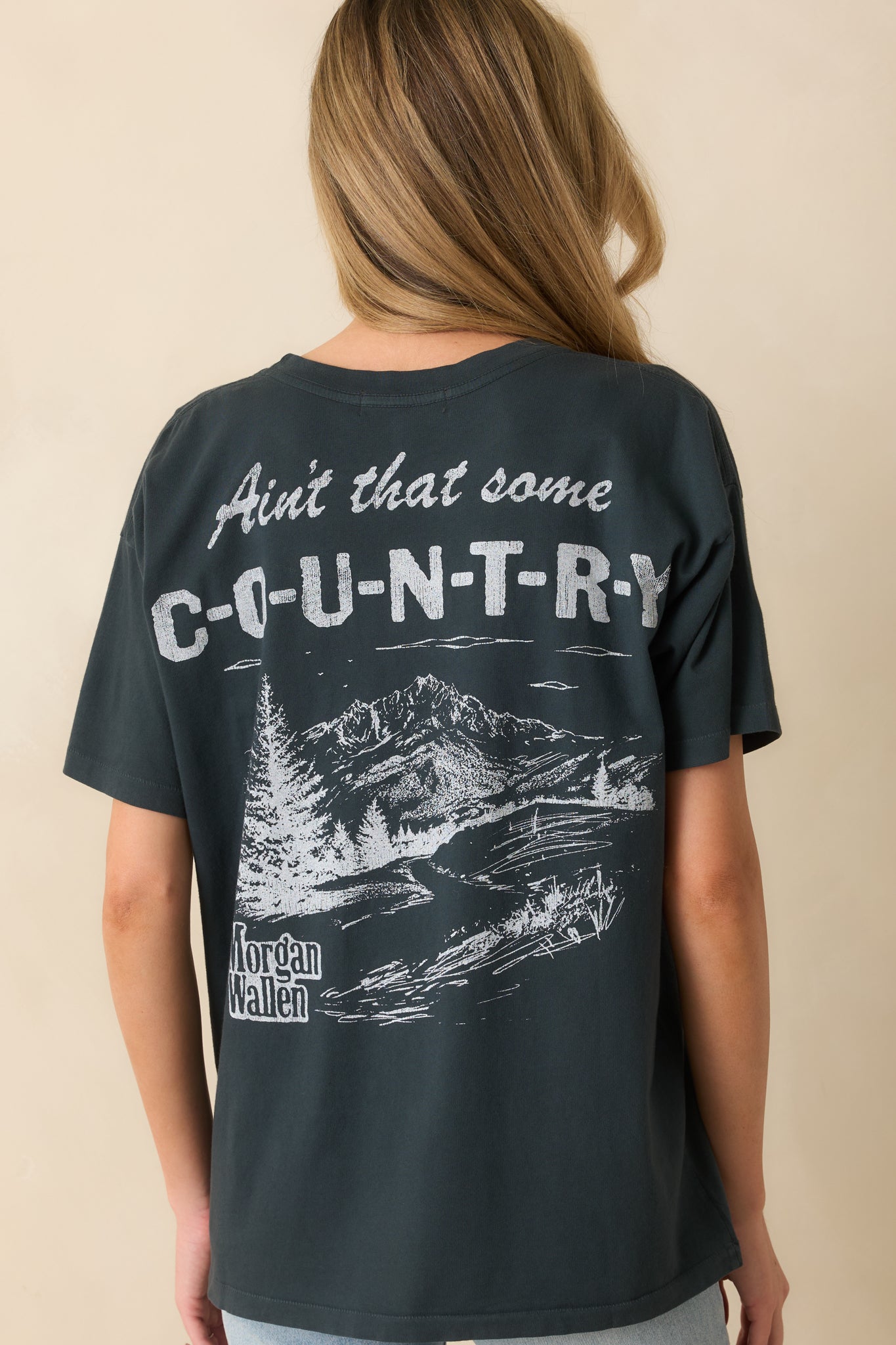 Morgan Wallen Ain't That Some Vintage Black Cotton Tee
