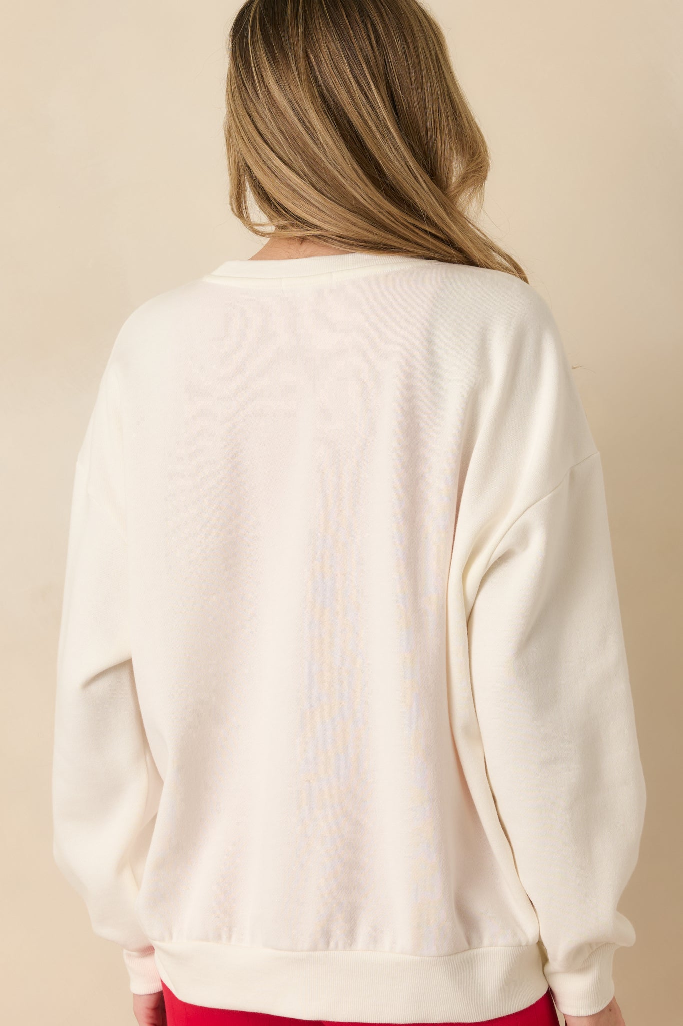 Z Supply Ivory Oversized Lover Sweatshirt