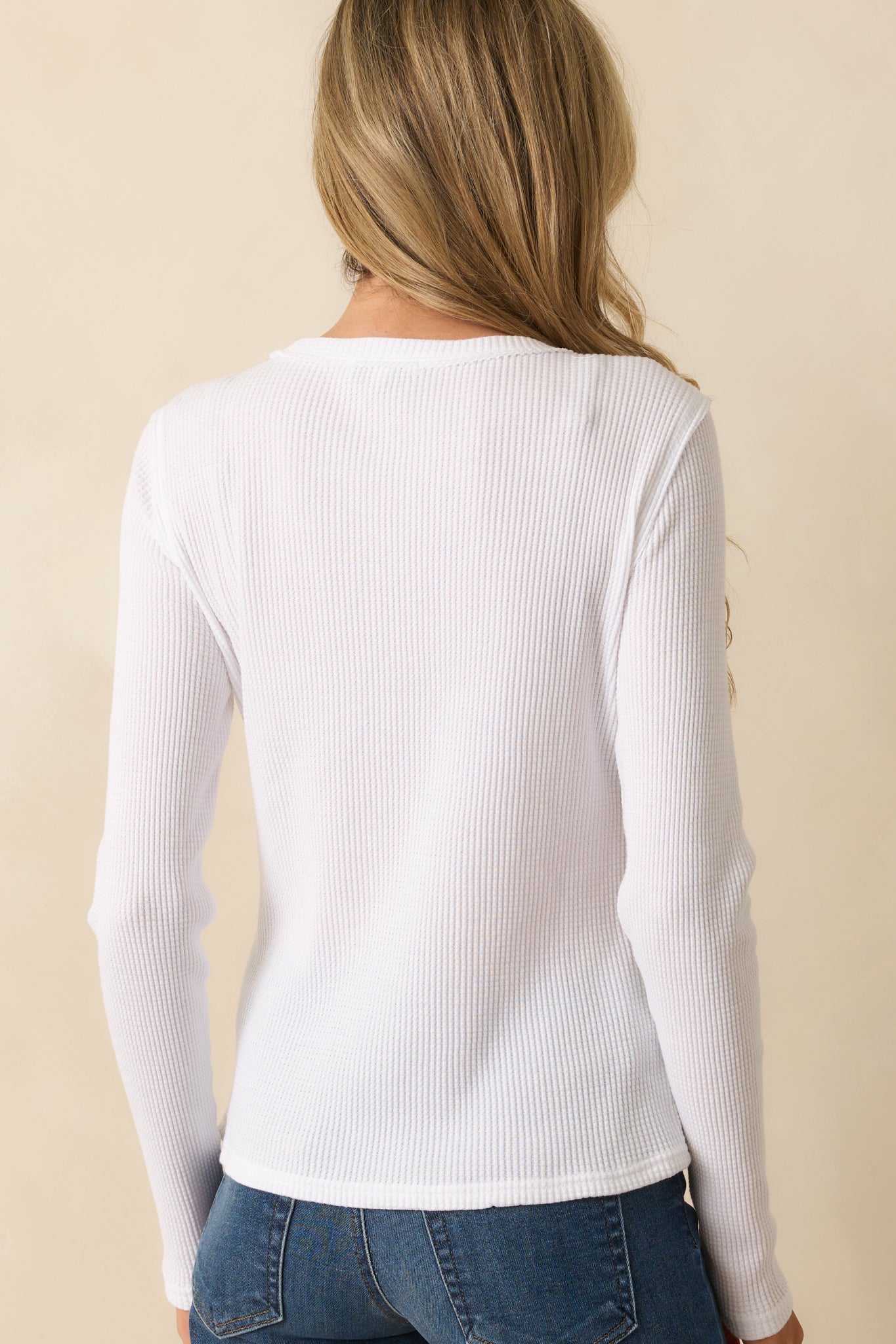 Z Supply White Cotton Arlet Mini Thermal Top