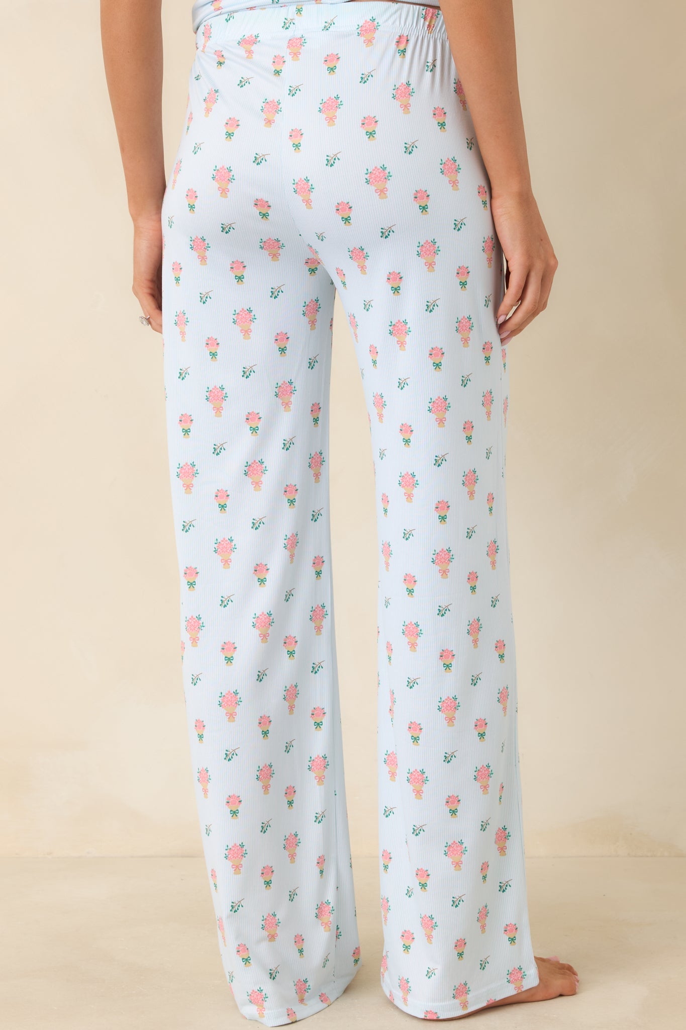 Mint to Be Mine Mint Green Multi Floral Pajama Pants