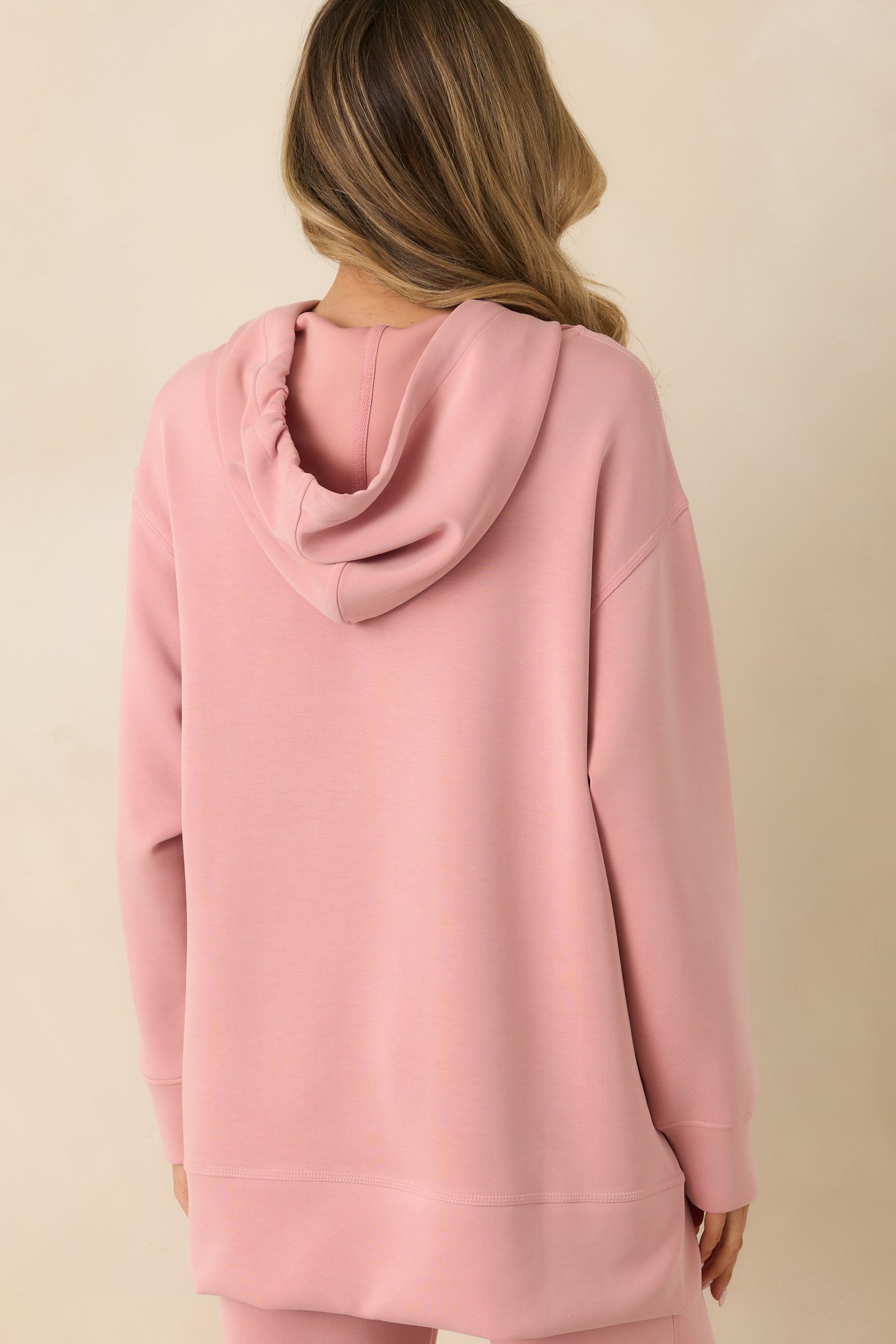 Nothing Extra Powder Pink Hoodie Sweatshirt