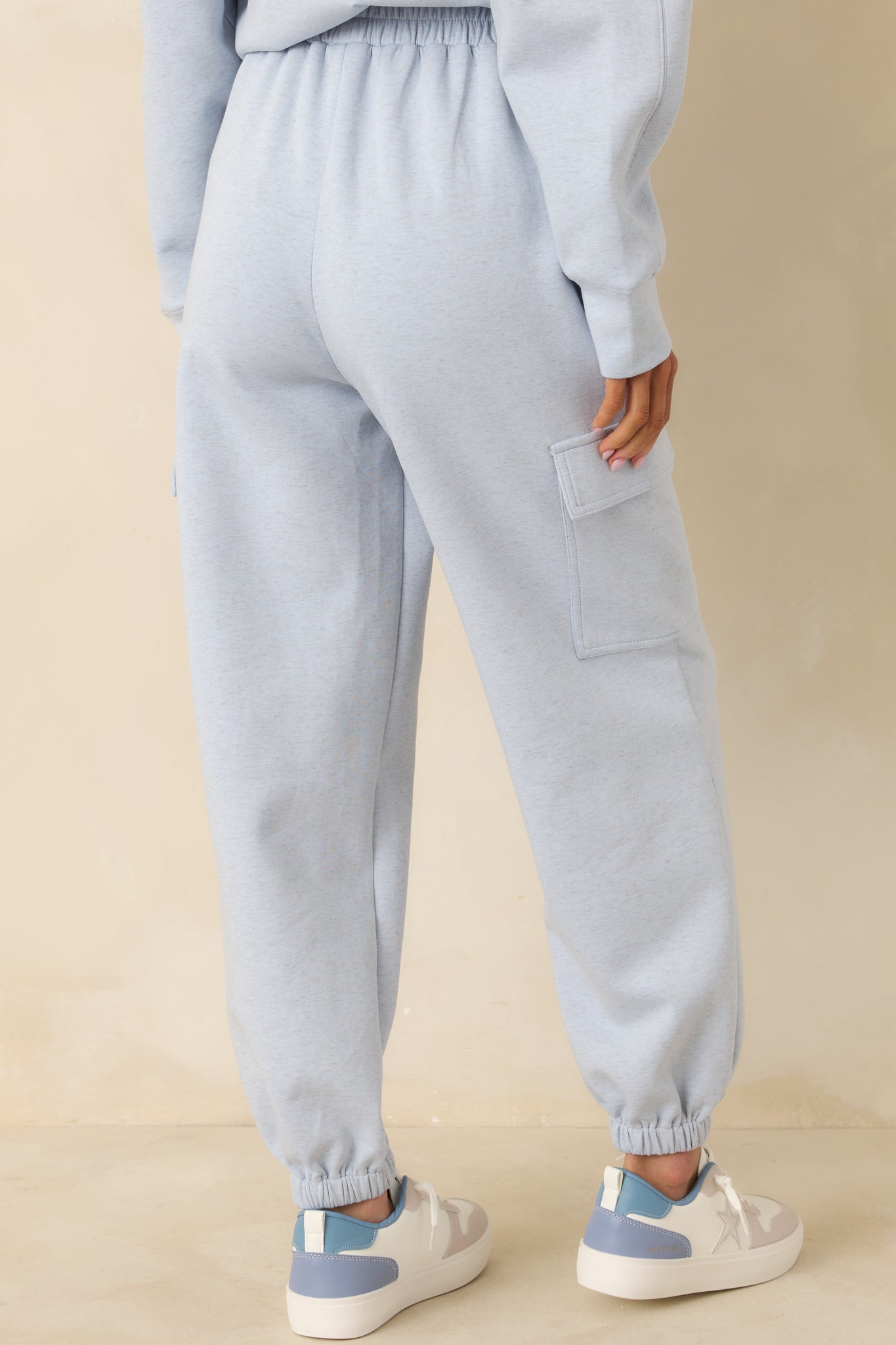 Track Record Light Heather Blue Jogger Sweatpants