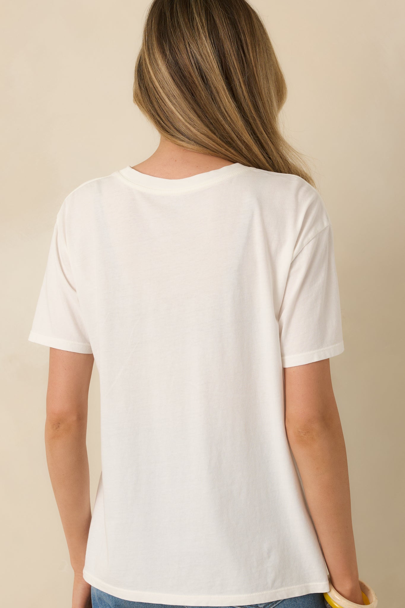 Z Supply White Spritz Boyfriend Tee