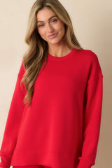SPANX AirEssentials® Red Crewneck Tunic