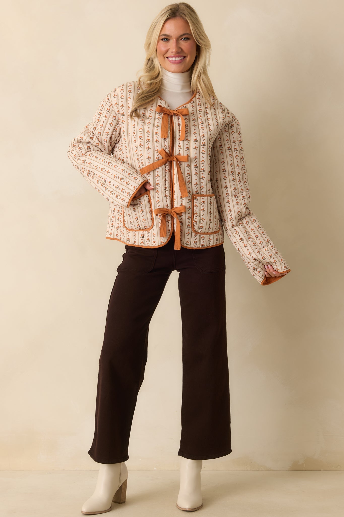 Something Amazing Dark Brown Wide Leg Jeans