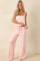Z Supply Better Off Rosewater Pink Floral Pointelle Pajama Tank