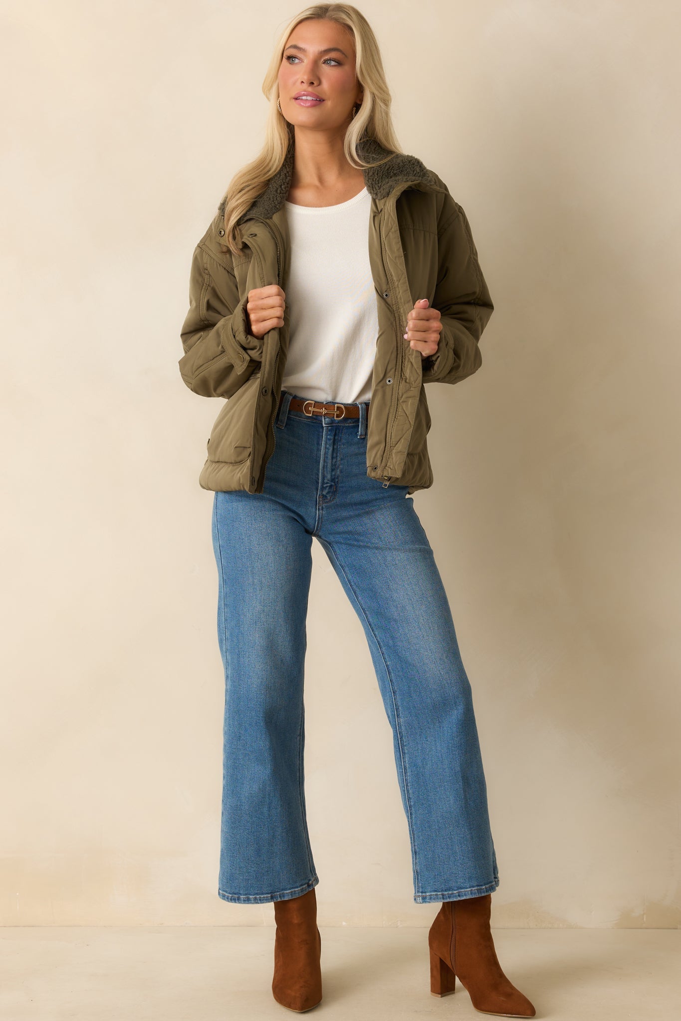 Thread & Supply Army Green Danya Jacket