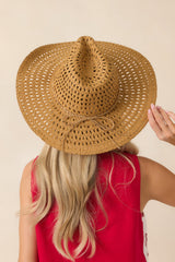 Not My First Rodeo Tan Woven Cowboy Hat