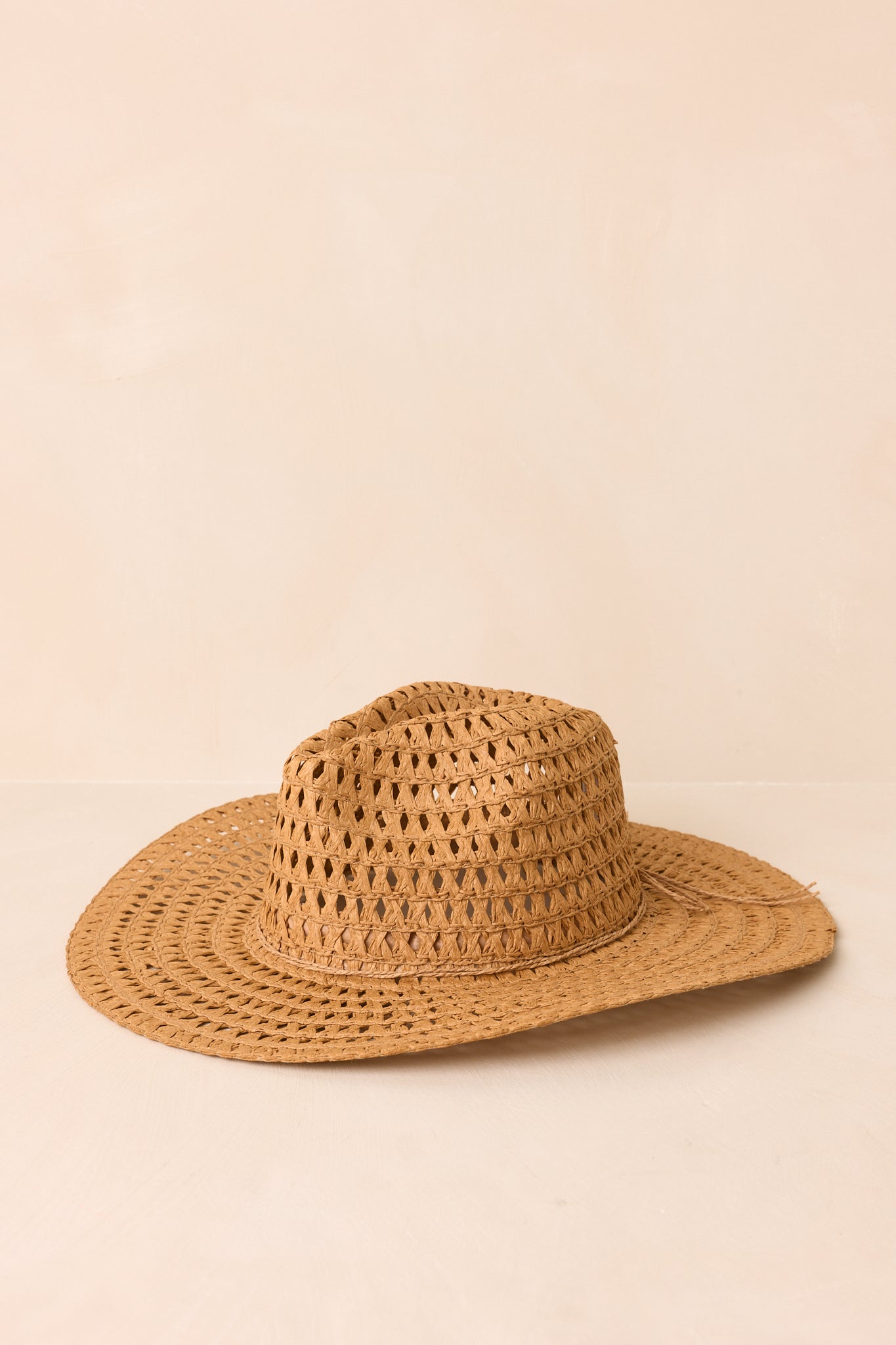 Not My First Rodeo Tan Woven Cowboy Hat