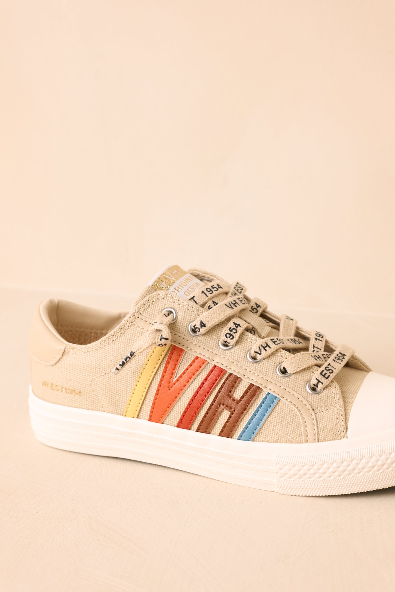 Vintage Havana Alyne Nude Multi Canvas Sneakers