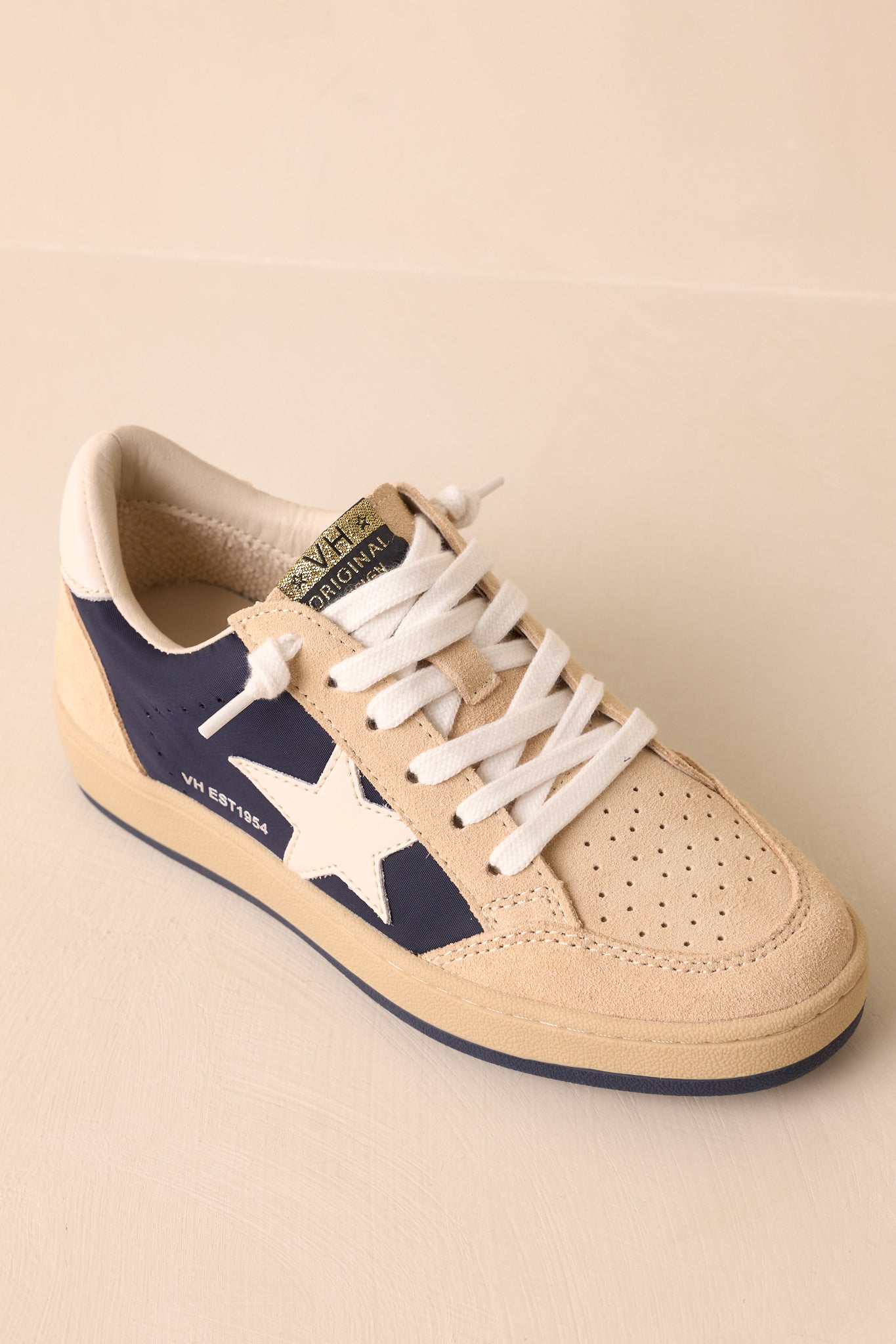 Vintage Havana Denisse Navy Suede Sneakers