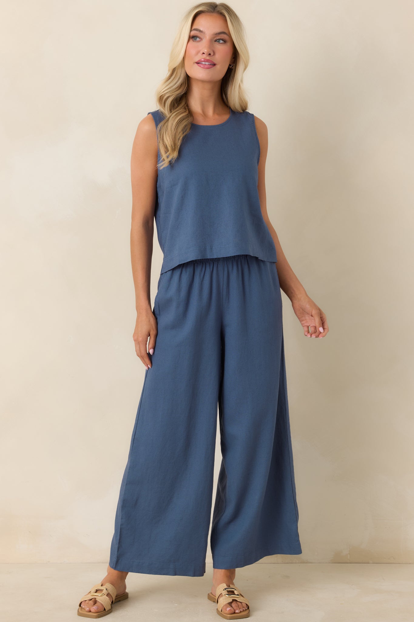 Z Supply Vintage Indigo Scout Linen Pants