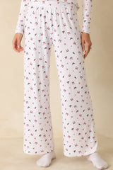 Z Supply White Multi Luxe Holly Pointelle Pajama Pants
