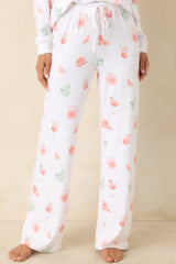 Z Supply So Sweet White Spritz Pajama Pants