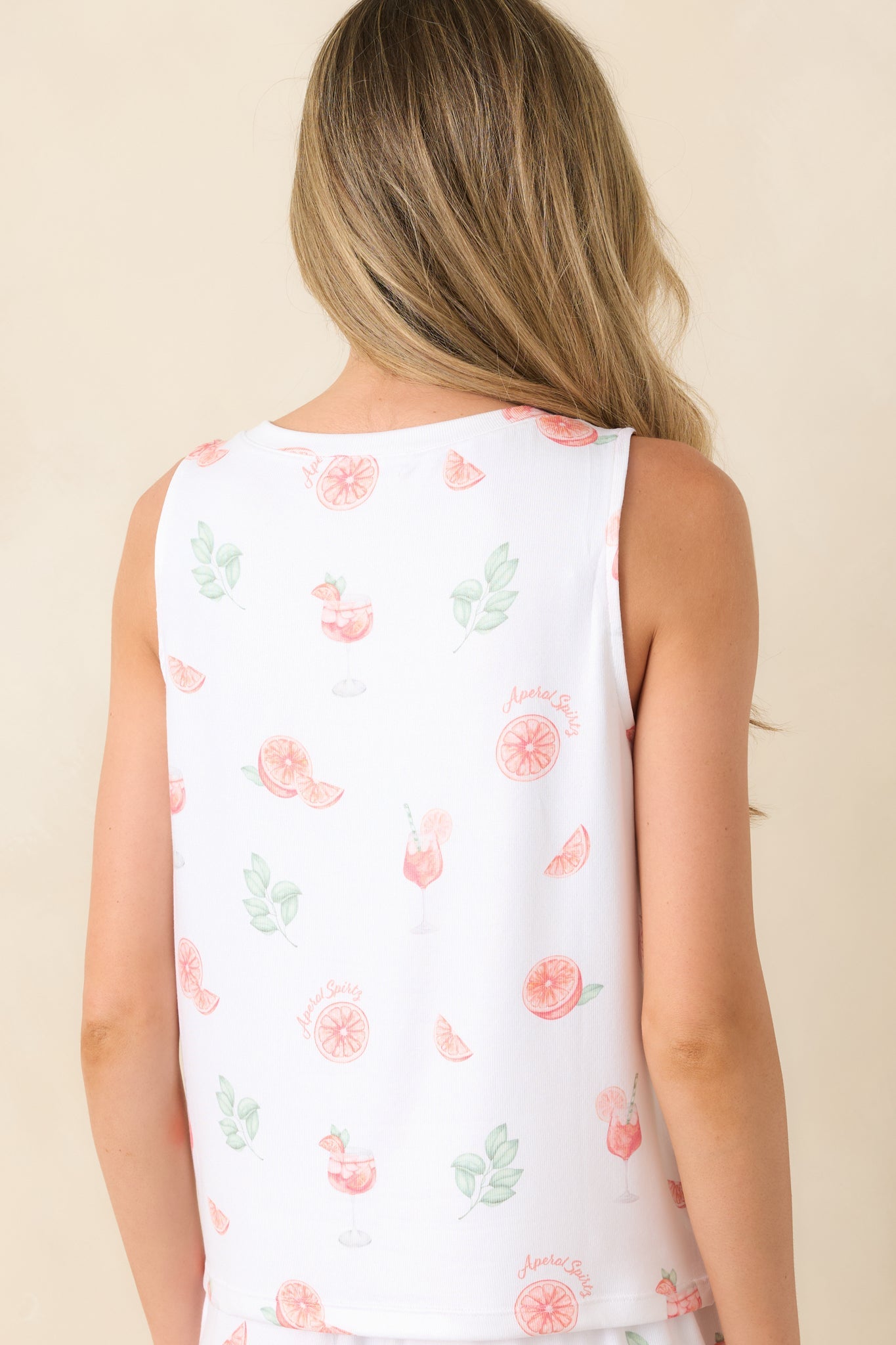 Z Supply White Spritz Pajama Tank