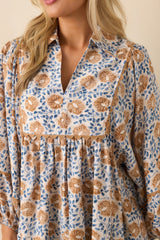 All Yours Honey Yellow Multi Floral Print Top